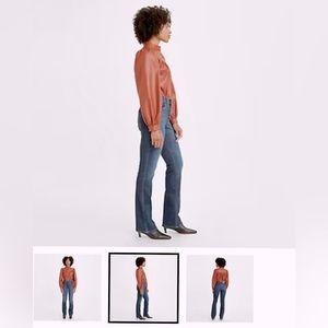 Levi’s 315 Sculpted Boot Cut Jeans in medium light blue.  NWT 31 x 32 or 12 Tall